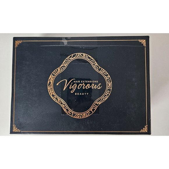 Vigorous Womens 20" Black Synthetic Clip-In Hair Extensions 6pcs Set Long Wavy - Picture 6 of 6